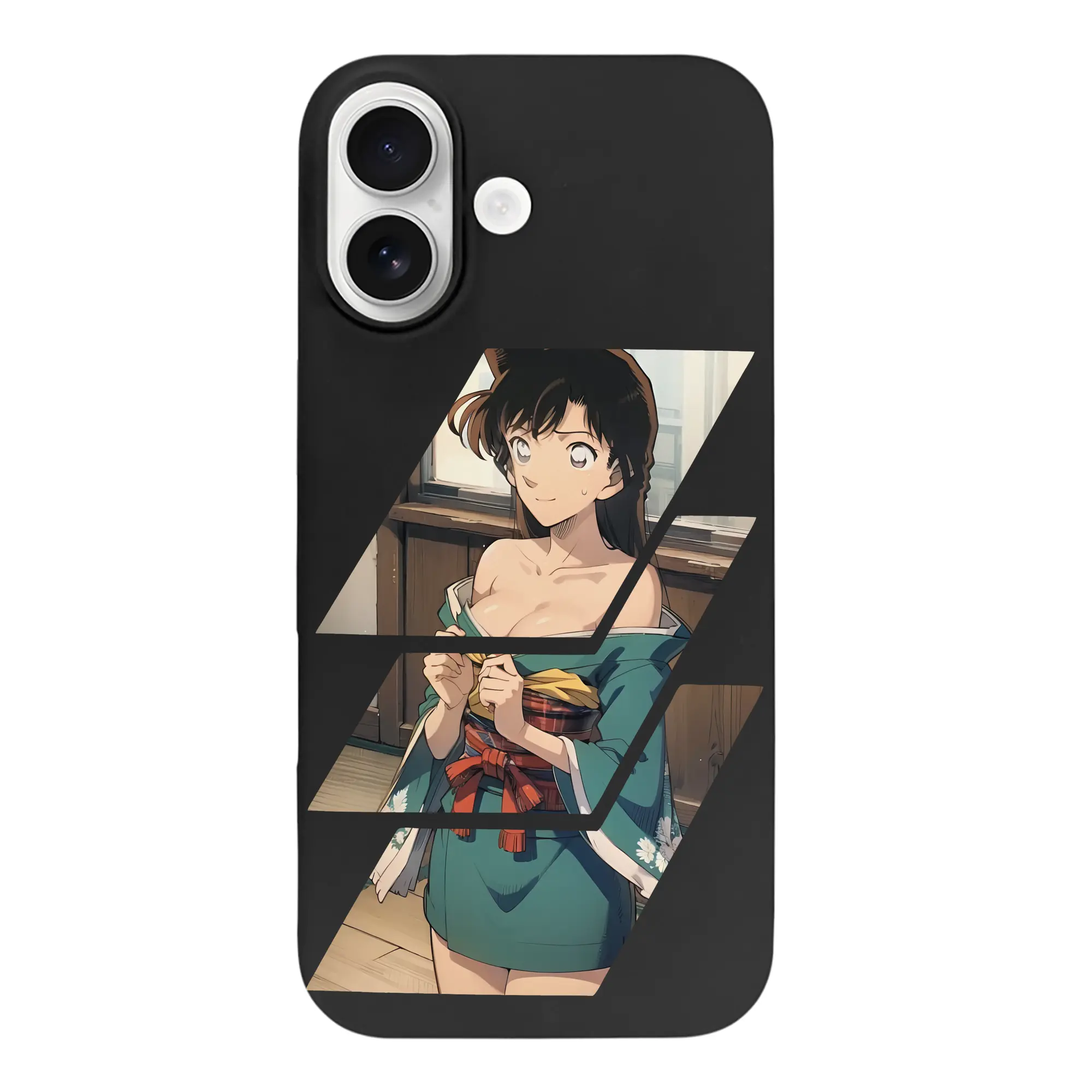 名探偵コナン グッズ 毛利 蘭 - iPhone 17 シリーズ シリコンケース 薄型 耐衝撃 指紋防止 ソフトタッチカバー 精密フィット 傷防止 保護ケース iPhone 17/17 Air/17 Pro/17 Pro Max 対応